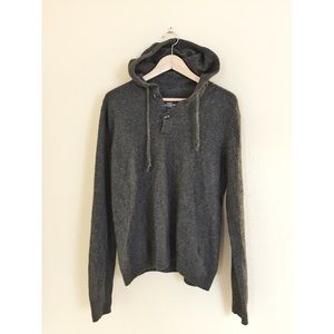 Wool Sweater/Hoodie in Grey