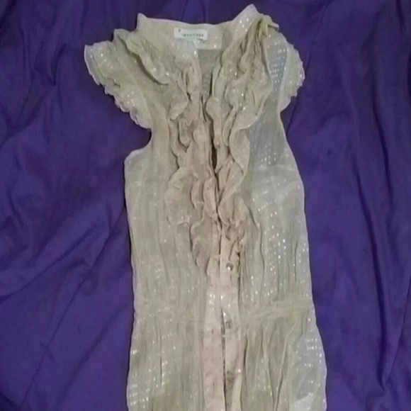 Cream blouse