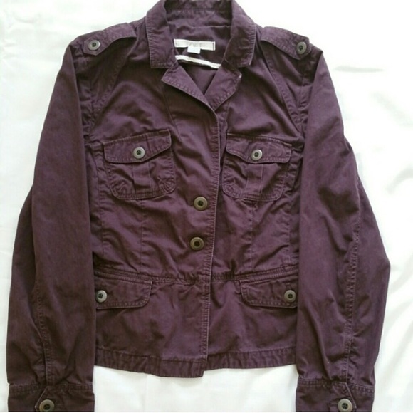 LOFT Jackets & Blazers - Loft Plum Color Jacket size 14