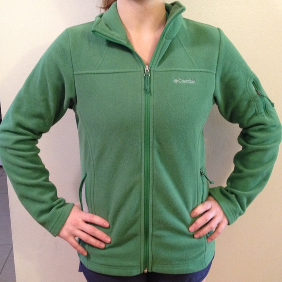 Columbia zip up fleece jacket size small