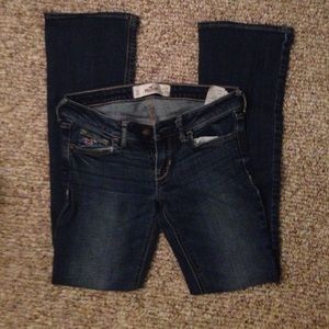 Women's Hollister boot cut blue jeans