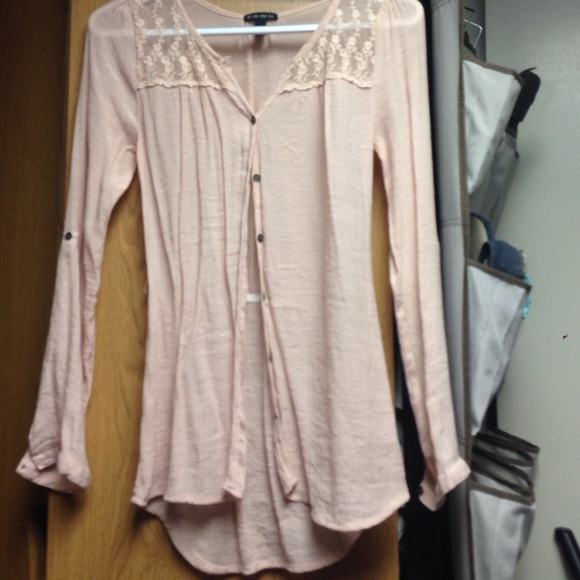 button down lace top - Picture 4 of 4