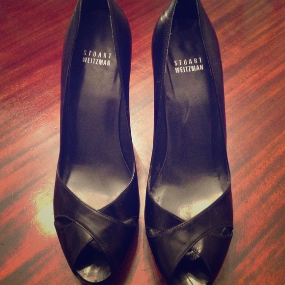 Stuart Weitzman open toe heels