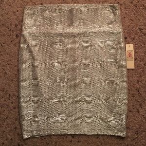 Gold shine skirt! Perfect for the holidays!