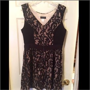 Venus Black Lace Cocktail Dress