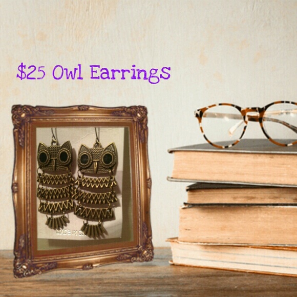 Owl Earrings - Picture 1 of 1