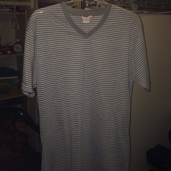 Striped v neck