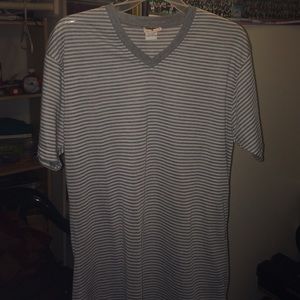Striped v neck