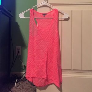 A Charlotte Russe bright pink tank
