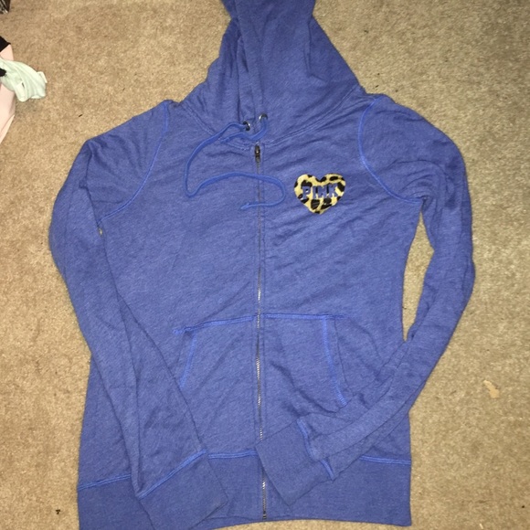 Pink hoodie zip up