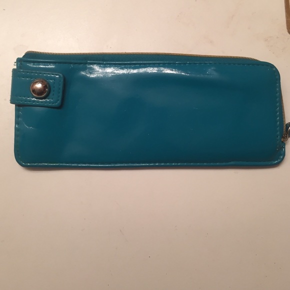 Blue wallet