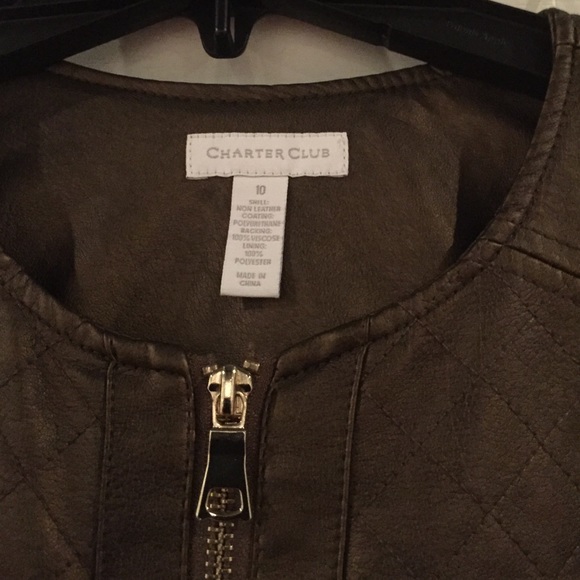 Charter Club Zip Front Jacket - NWT - Picture 2 of 3