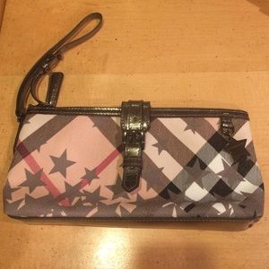 Authentic Burberry wristlet