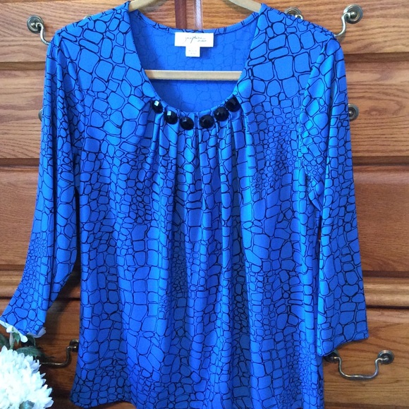 Josephine Studio Tops - Josephine Studio Gorgeous Royal Blue Top