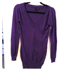 H&M purple sweater tunic. Size S
