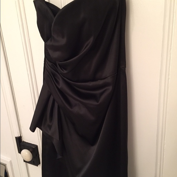 Strapless black dress - White House Black Market
