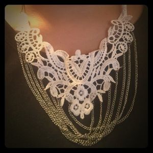 Lace Waterfall Necklace