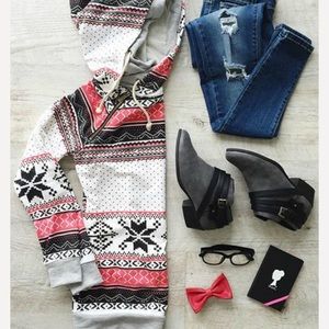 Holiday hoodie - One of a Kind Design!