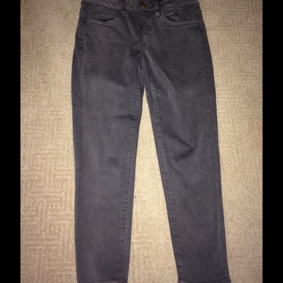 Grey jeggings cropped