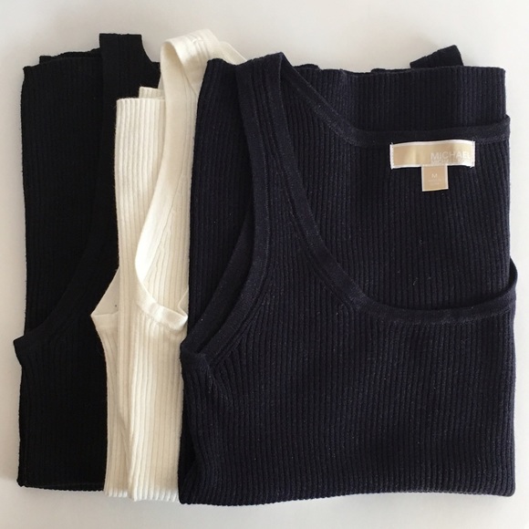 Michael Kors Ribbed Tank Top