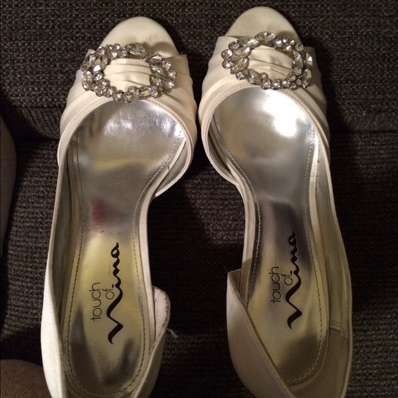 Vintage style wedding shoes - Picture 1 of 4