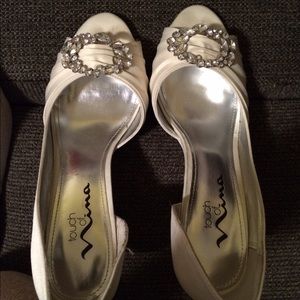 Vintage style wedding shoes