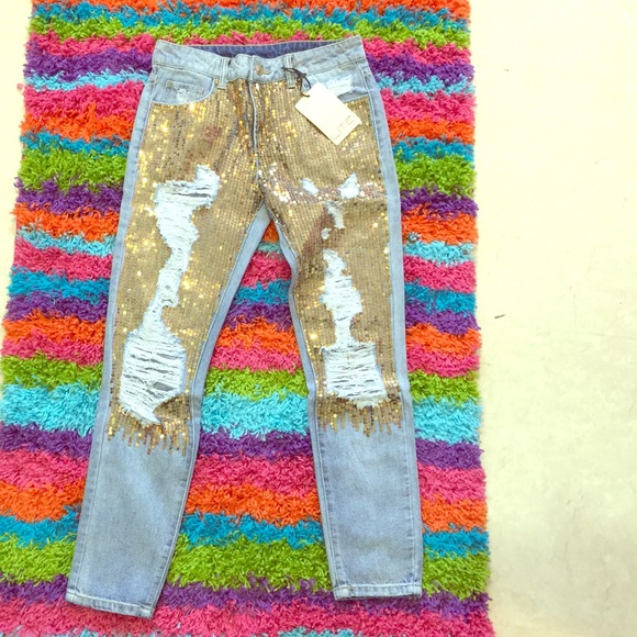 Sequin Denim!