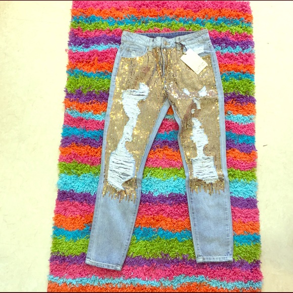 Sequin Denim