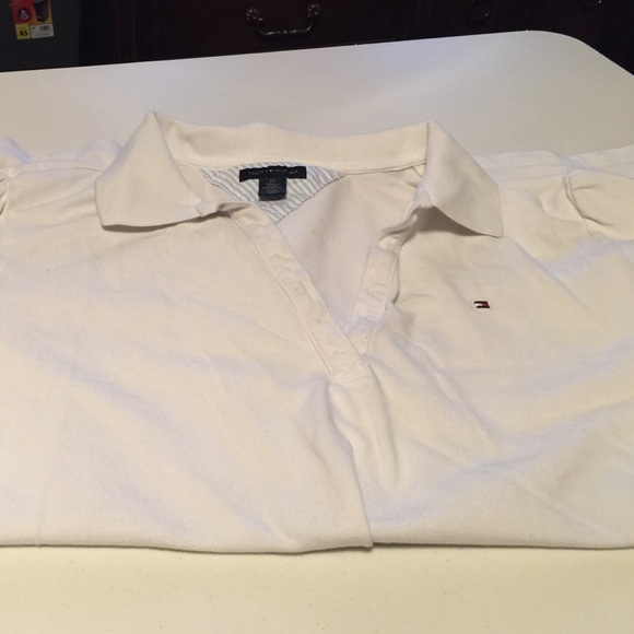 Tommy Hilfiger white polo