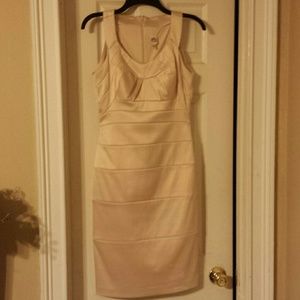 Ivory Satin Dress