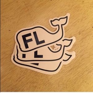 Vineyard Vines - sticker with whale logo Florida