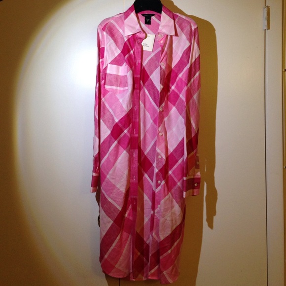 Victoria's Secret T-shirt plaid Dress