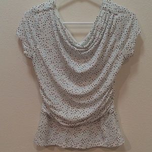 Ann Taylor petite small peplum-style top