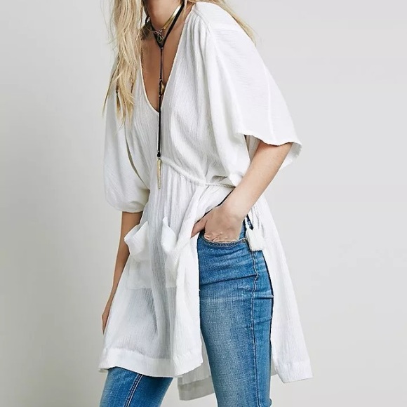 Free People cotton tunic Size XS NWOT