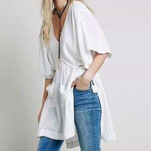 Free People cotton tunic Size XS NWOT