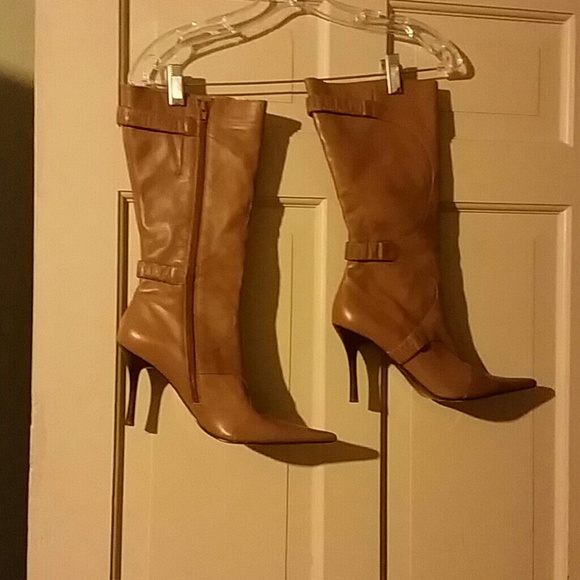 Tan boots