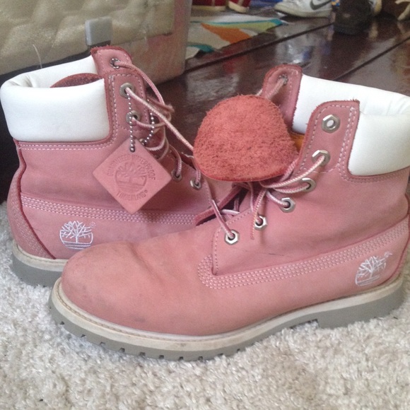 Pink Waterproof Timbs