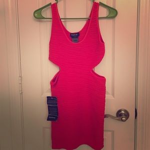 Red Bebe dress