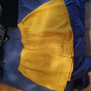 Mustard skirt