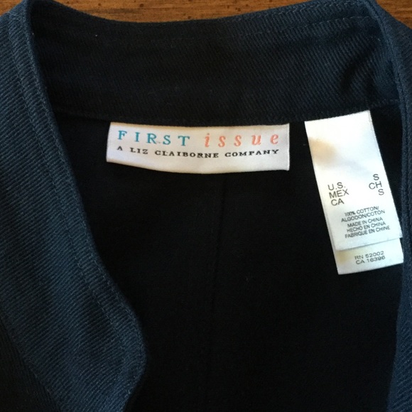 LIZ CLAIBORNE | Cotton Twill Jacket | S - Picture 4 of 4