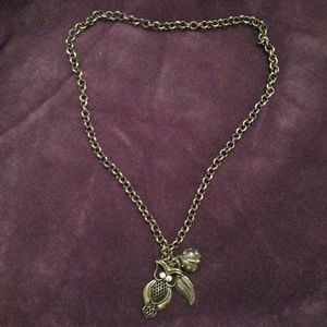 DONATED Chain owl necklace