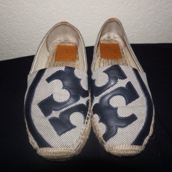 Tory Burch Shoes - Tory Burch Navy Espadrilles