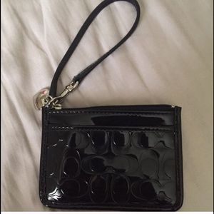 Coach ID holder coin purse