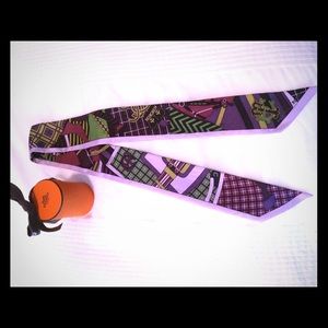Authentic HERMES ponytail/head scarf