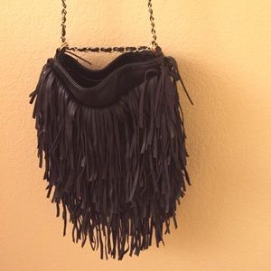 Ecote Urban Outfitters leather fringe bag