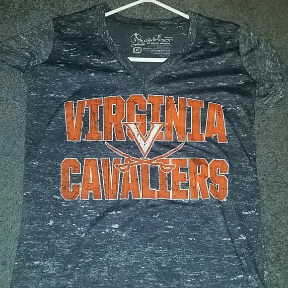 Virgina Tech Cavaliers fitted V-nech Tshirt - Picture 2 of 3