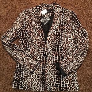 Blu Pepper animal print jacket