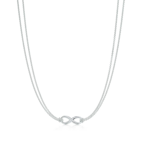 New Tiffany & Co infinity necklace retail $250