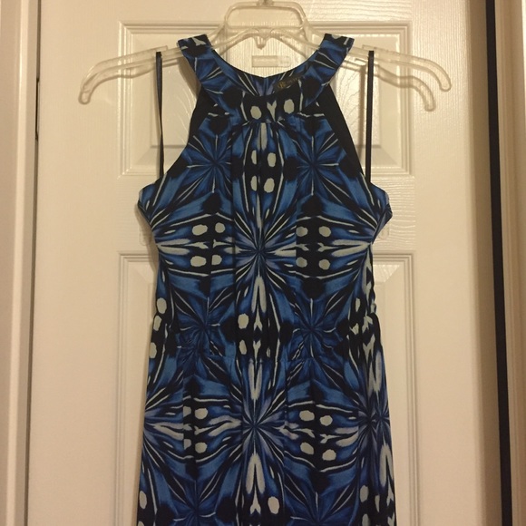 Blue and white maxi-dress from The Limited - Picture 1 of 3