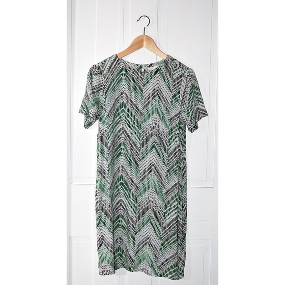 H&M back-slit shift dress